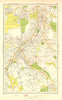 PURLEY COULSDON. South Croydon Kenley Sanderstead Roundshaw Woodcote 1937 map