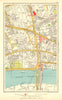 LONDON. Holborn Farringdon Fleet St Chancery Lane 1937 old vintage map chart