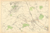 HARROW WEMBLEY. Sudbury,Greenford,Northolt,Kenton,Alperton (Bacon) c1911 map