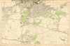 WOOLWICH. Charlton,Eltham,Bexley,Plumstead,Shooters Hill (Bacon) c1911 old map
