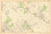 CHISLEHURST. New Eltham,Mottingham,Bromley,Sidcup,Foots Cray,Catford c1911 map