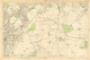 CROYDON.Beckenham,Woodside,W Wickham,Elmers End,Norwood,Hayes(Bacon) c1911 map