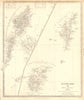 SCOTLAND ISLANDS. Western Isles. Orkneys, Shetlands and Hebrides.SDUK 1848 map
