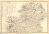 IRELAND.North Sheet.List of round towers Cloigtheach Cloigthithe.SDUK 1848 map