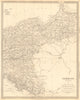 GERMANY DEUTSCHLAND.Eastern Prussian States.Silesia;Pomerania.SDUK 1848 map