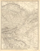 AUSTRIAN DOMINION.Bohemia Moravia Styria Illyria Croatia Hungary.SDUK 1848 map