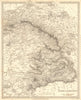 AUSTRIAN DOMINIONS.Galizia Eastern Hungary Transylvania Galicia.SDUK 1848 map