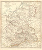 POLAND POLSKA.Palatinates Woiwodies.Mazow Krakow Plock Kalisz &c.SDUK 1848 map