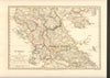 GREECE.Corfu Ionian Euboea Kephalonia Saloniki Lepanto Ioannina.SDUK 1848 map