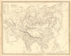 ASIA. India China Arabia Russia Persia. Population by country. SDUK 1848 map