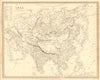 ASIA. India China Arabia Russia Persia. Population by country. SDUK 1848 map