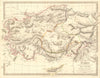 TURKEY. Asia Minor provinces. Karamania Adana Itchi Roum. SDUK 1848 old map