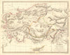 TURKEY. Asia Minor provinces. Karamania Adana Itchi Roum. SDUK 1848 old map