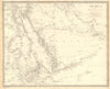ARABIA.Egypt,Nubia,Abyssinia.Persian Gulf;Red Sea.Eritrea Oman.SDUK 1848 map