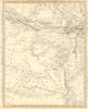 BUKHARA KABUL & BALUCHISTAN.Afghanistan Khorassan Sinde Pakistan.SDUK 1848 map