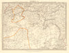 INDIA.Allahabad to Bay of Bengal.Bahar. Berar Orissa Ruttunpoor.SDUK 1848 map