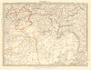 INDIA.Allahabad to Bay of Bengal.Bahar. Berar Orissa Ruttunpoor.SDUK 1848 map
