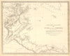 TUNISIA LIBYA. North Africa or Barbary. Tunis Tripoli. SDUK 1848 old map