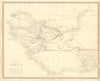 WEST AFRICA.Senegal Gambia Guinea Ashanti Ivory Gold Grain Coast.SDUK 1848 map