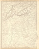USA. Alabama Georgia Cherokee & Muscogee villages. TN NC SC FL. SDUK 1848 map