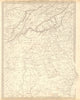 USA. Alabama Georgia Cherokee & Muscogee villages. TN NC SC FL. SDUK 1848 map