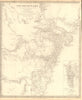 NEW SOUTH WALES. based on Cunningham routes. Inset Sydney plan. SDUK 1848 map