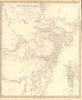 NEW SOUTH WALES. based on Cunningham routes. Inset Sydney plan. SDUK 1848 map