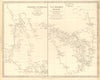 AUSTRALIA. Western Australia & Van Diemen's Land (Tasmania) . SDUK 1848 map