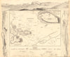 ATHENS. Αθήνα. Antique town city map plan; inset Acropolis. SDUK 1848 old