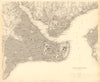 CONSTANTINOPLE ISTANBUL. Antique town city map plan.Stambool Galata. SDUK 1848
