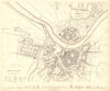 DRESDEN. Antique town city map plan. SDUK 1848 old chart
