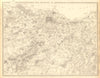 EDINBURGH & ENVIRONS. Leith Linlithgow Peebles Haddington. SDUK 1848 old map