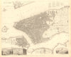 NEW YORK CITY. Antique town city map plan. Manhattan Brooklyn Jersey. SDUK 1848