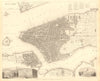 NEW YORK CITY. Antique town city map plan. Manhattan Brooklyn Jersey. SDUK 1848