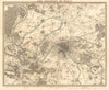 PARIS ENVIRONS. Paris. Versailles. Original hand colour. SDUK 1848 old map
