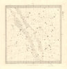 ASTRONOMY CELESTIAL. Star map. Star chart. IV. Winter Solstice. SDUK 1848