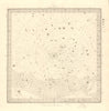 ASTRONOMY CELESTIAL. Star map. Star chart, V. North Pole. SDUK 1848 old