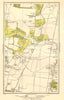 ENFIELD.Bull's Cross,Enfield Wash,Forty Hill,White Webbs,Freezy Water 1923 map