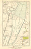 LONDON. Ponders End, Chingford Marsh, Edmonton Marsh 1923 old antique map