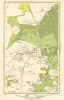 CHINGFORD.Woodford Wells,Epping Forest,Sewardstonebury,Suffield Hatch 1923 map