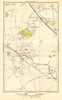 PINNER. Hatch End, North Harrow,Eastcote, Royston Park,Westfield Park 1923 map