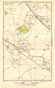 PINNER. Hatch End, North Harrow,Eastcote, Royston Park,Westfield Park 1923 map