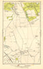 KENTON. Belmont, Stanmore, Canons Park, Edgware 1923 old antique map chart