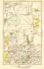 LONDON. Chapel End, Higham Hill, Walthamstow, Black Horse Road 1923 old map