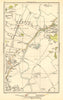 LONDON. South Woodford, Woodfood Bridge, Wanstead, Redbridge, Ilford 1923 map