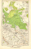 HAMPSTEAD.Belsize Park,Gospel Oak,Highgate,Gospel Oak,Parliament Hill 1923 map