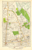 STOKE NEWINGTON. Dalston, Clapton, Stamford Hill, Upper Clapton 1923 old map