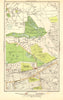 LONDON. Aldersbrook,Manor Park,Stoke Newington,Beehive,Newbury Park 1923 map