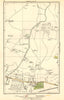 MIDDLESEX. Dormer's Wells, Mount Pleasant, Southall, West End 1923 old map