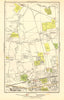 GREENFORD.Perivale,West Ealing,Hanwell,Elthorne Heights,Drayton Green 1923 map